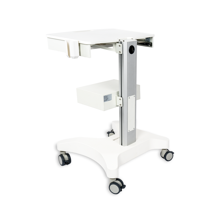 MC-16 - Medical Trolley with Laptop Pallet and Oral Scanner Holder, Dental Clinic Cart with Wheels for Hospital Beauty Salon