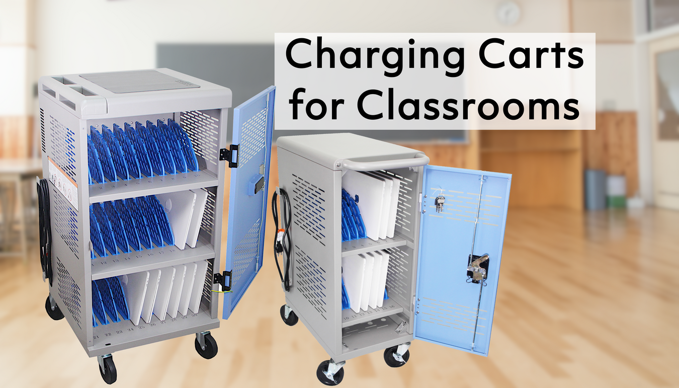 POCHAR Charging Carts for Chromebook, iPad, tablet, and Laptop