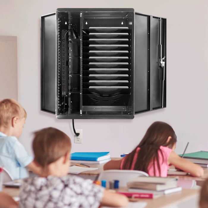 C12AH - 12-Device Wall Mount Charging Station for Laptops