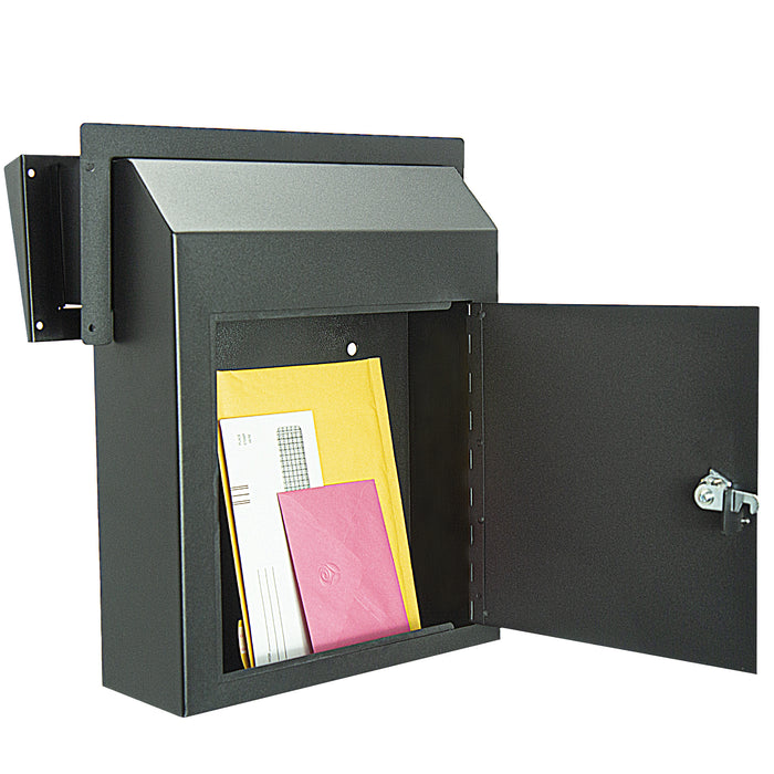 D1C-H - Through the Door Locking Mailbox with Rainproof Design