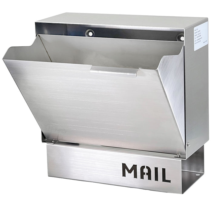 D32 - Stainless Steel Dropbox with Newspaper Holder