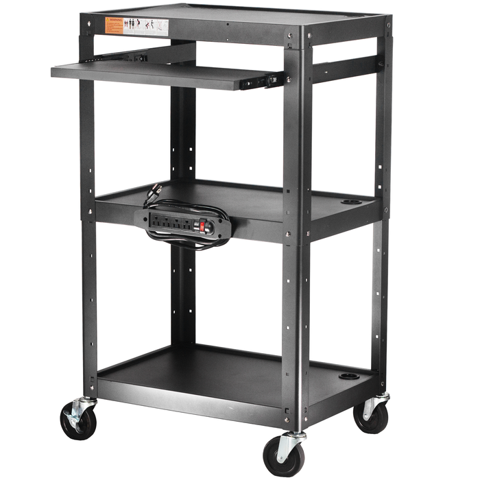 AVJ - Steel Frame AV Cart with 3 Shelves (2021 Model)