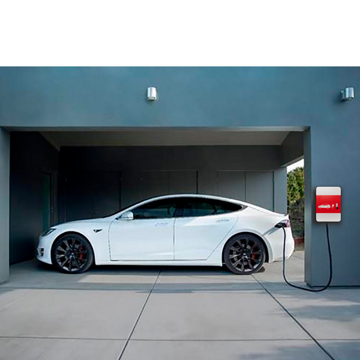 CT1-W - Tesla Charger Station Box, 28'' x 20'' x 10'' Indoor Outdoor Cable Box Charging Box Cable Organizer, IP66 Waterproof Dustproof Cool Roll Steel Electrical Enclosure Box, for Tesla Wall Connector