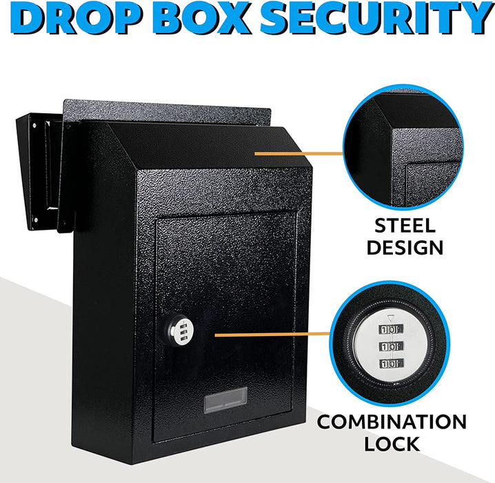 D1DH - Rainproof Through-the-Door Key Drop Box