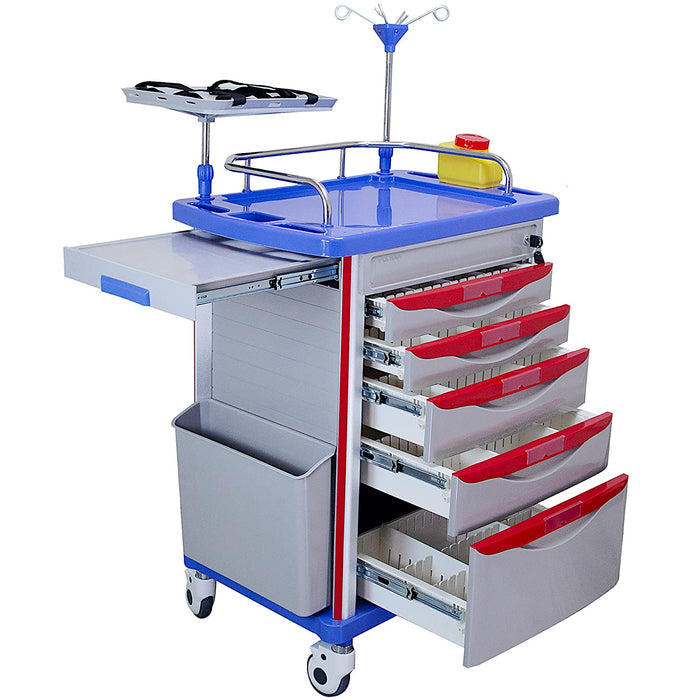 ET-01 - Medical Crash Cart with Emergency Accessory