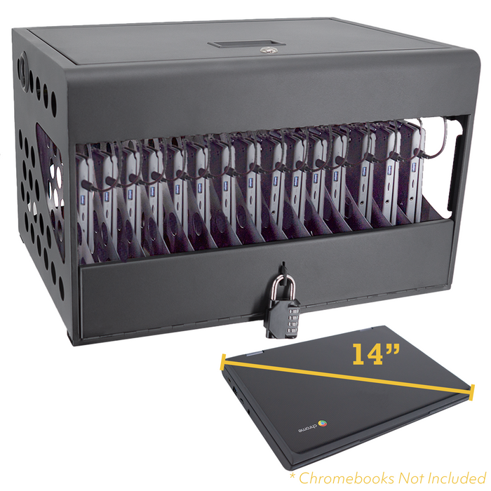 CCH16S - 16-Unit Charging Cabinet with Combination Lock