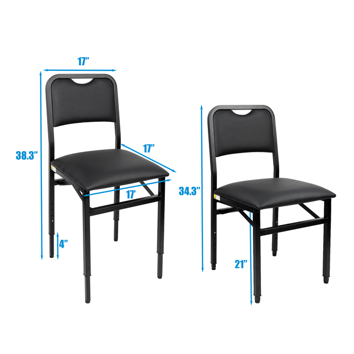 T12-H Metal Cello Playing Chair - Height-Adjustable, Ergonomic Design for Comfort, Foldable and Portable, Durable Metal Frame for Precision Performance