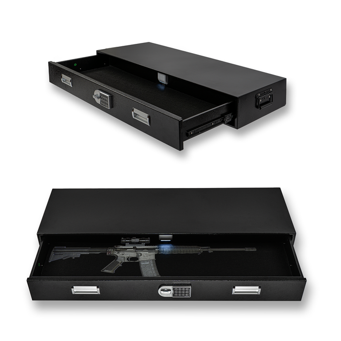 G3H - Under Bed Gun Safe Drawer with Keypad Lock