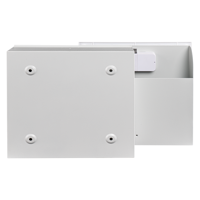 G31-W - White Vent Safe with Hidden RFID Compartment for Adults, Joiners, Nursery Weapon Owners - Can Insert Jewellery and Other Valuables - Unlock Safely with Lock Card and RFID Key Fob