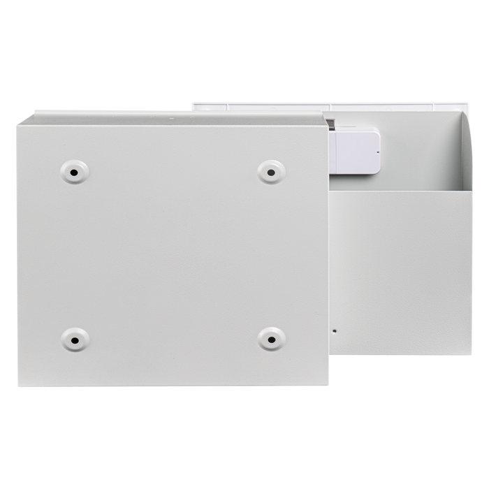 White Vent Safe with Hidden RFID Compartment for Adults, Joiners, Nursery Weapon Owners - Can Insert Jewellery and Other Valuables - Unlock Safely with Lock Card and RFID Key Fob