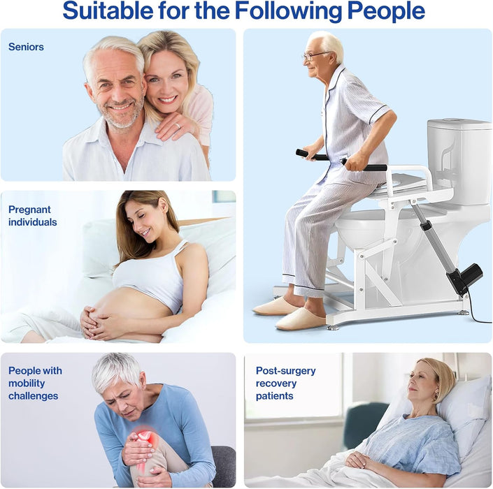 MC-14-W Electric Toilet Lift Seat - Powered Toilet Seat