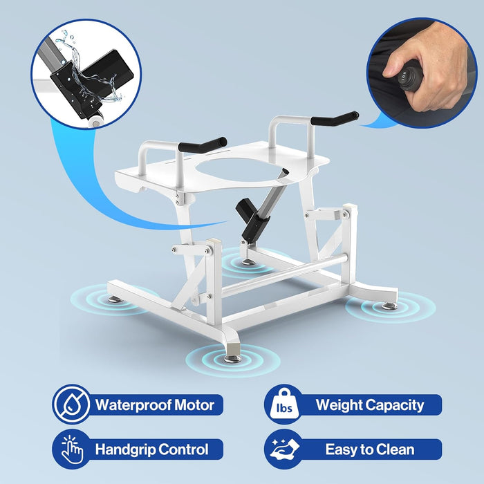 MC-14-W Electric Toilet Lift Seat - Powered Toilet Seat