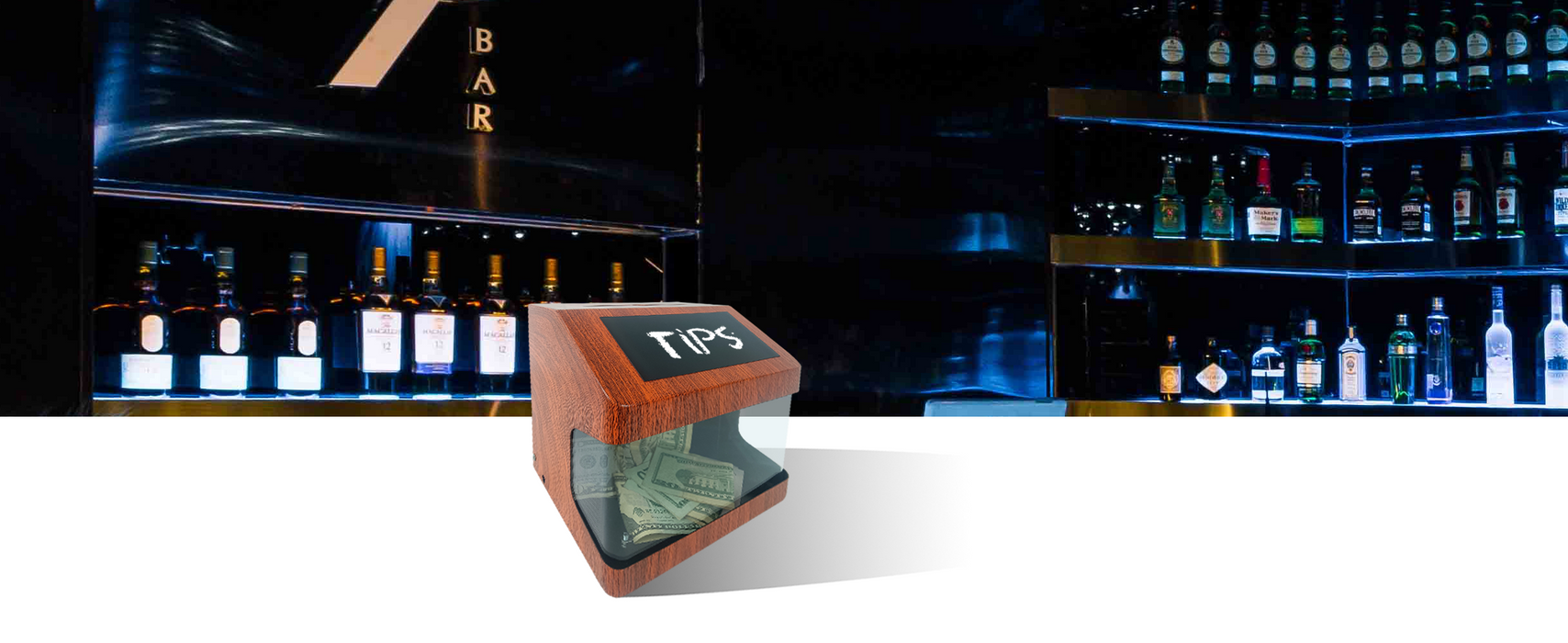D12-W - Metal Suggestion Box, Donation, Tip Collector, Ballot Drop Box with Chalkboard Label, Clear Acrylic Viewing Window and Locking Latch