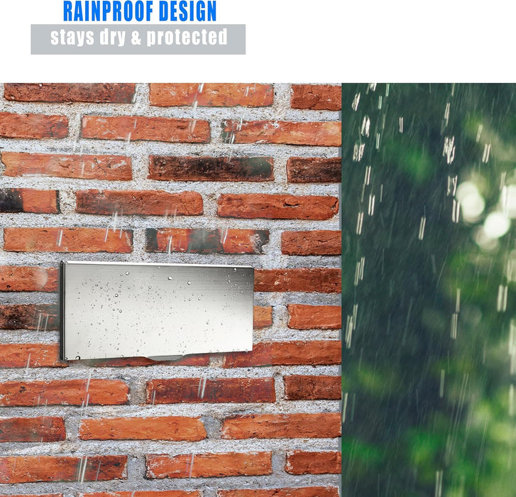 D9N-H - Through-The-Wall Drop Box with Rainproof Cover