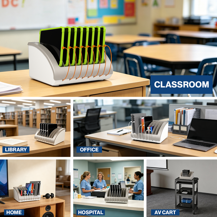 P-C08TF-G0 - 8 Devices USB Charging Station for Chromebook