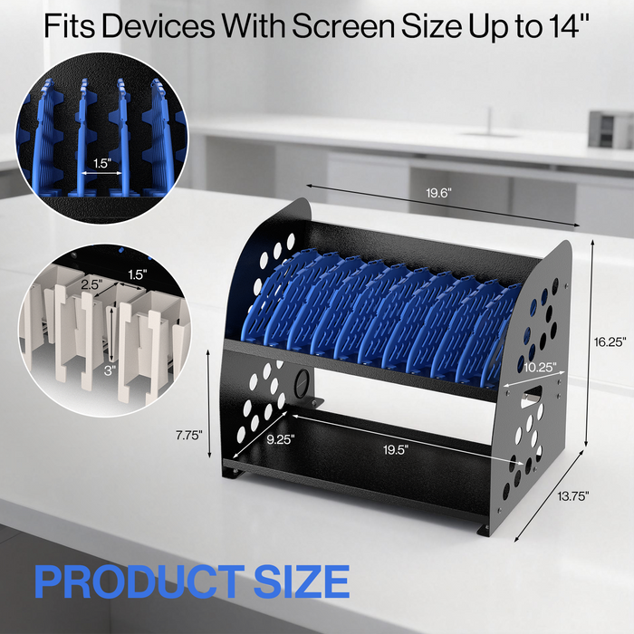 P-C10PK-H0 - 10-Device Charging Station for Chromebook, Tablet & Laptop
