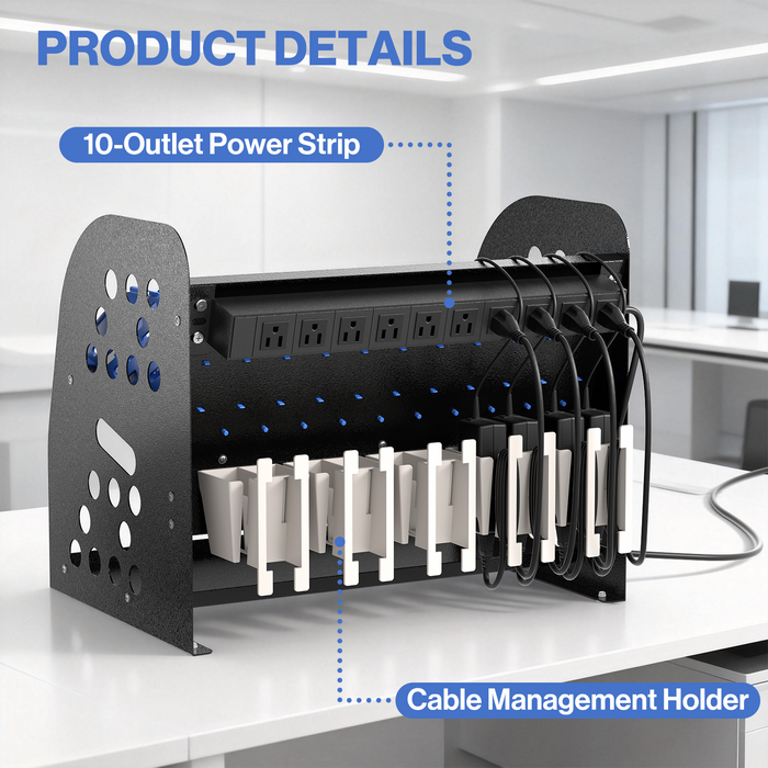 P-C10PK-H0 - 10-Device Charging Station for Chromebook, Tablet & Laptop