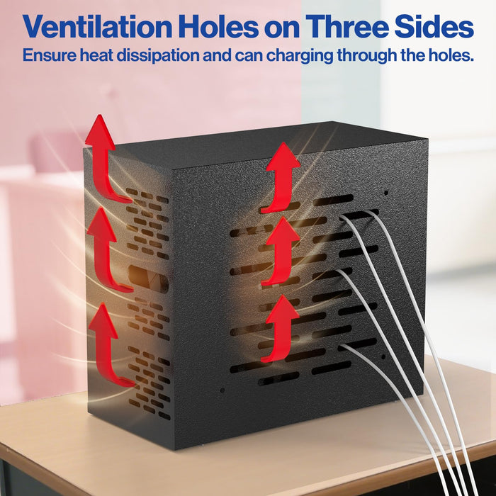 C2-H - 36-Slot Metal Cell Phone Storage Cabinet with Lock