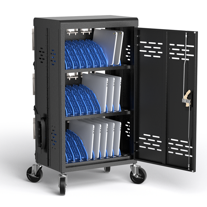 C30F-H - 30 Unit Device Laptop Charging Cart for Chromebooks