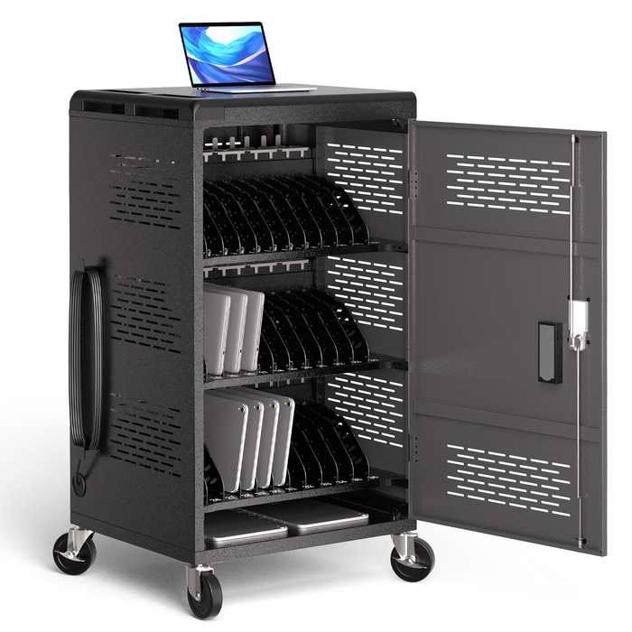 C36C-H - 36 Bay Intelli-Sense Charging Cart for Tablets, Laptop & Chromebook, Assembly Required