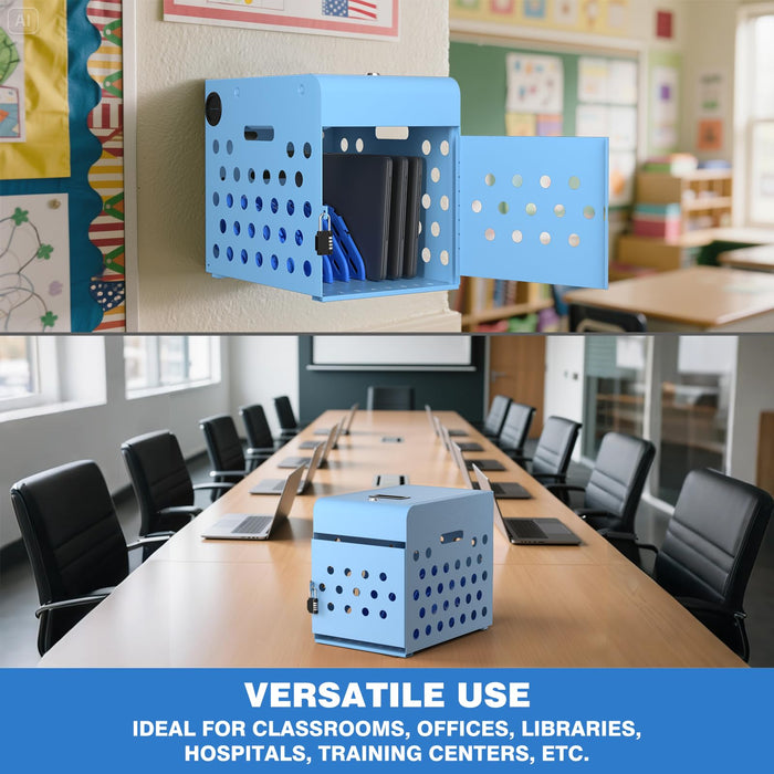 C8-B - Locking Charging Cabinet for Chromebooks, iPads, and Laptops