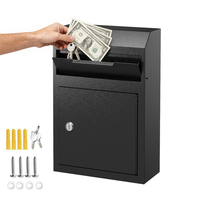 D02-H - Wall Mounted Drop Box Depository Safe