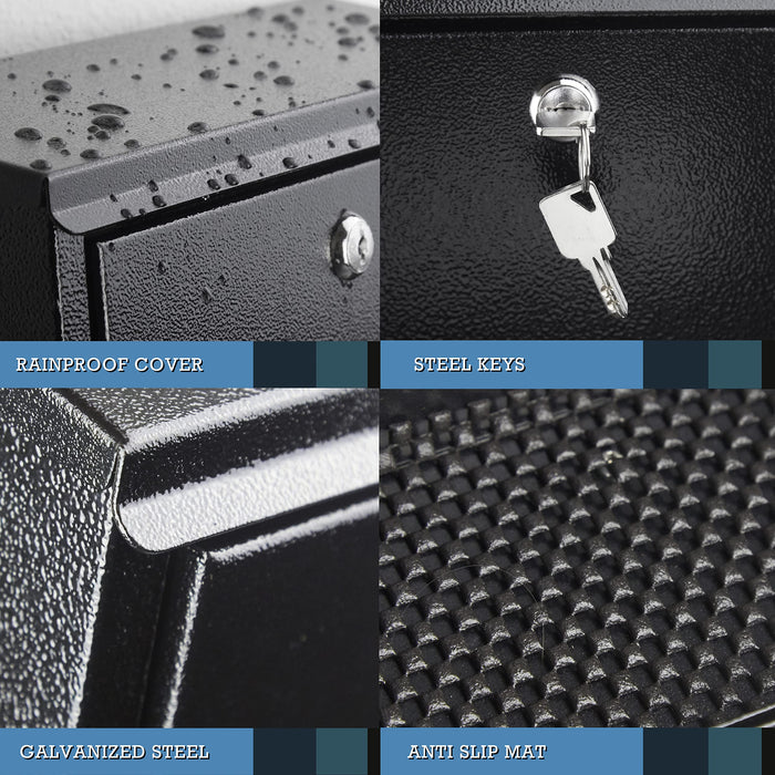 D21B-H - Rainproof Galvanized Steel Mailbox Wall Mount