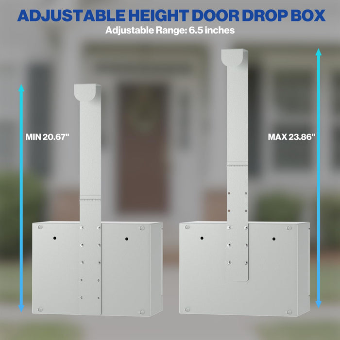 D22-G - Over The Door Steel Drop Box with Combination Lock