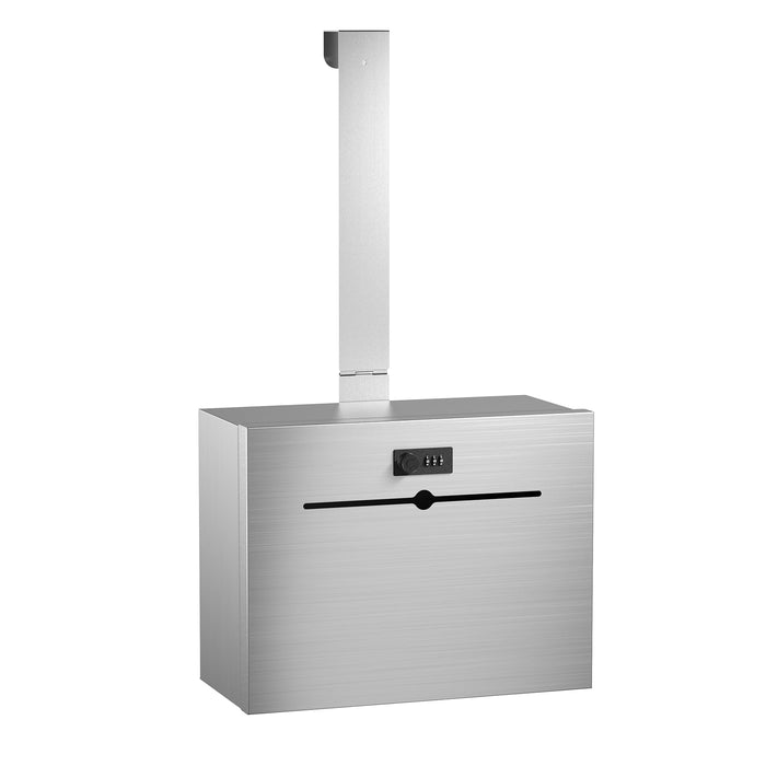 D22S - Over-The-Door Stainless Steel Box (Silver)