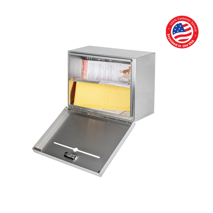 D22S - Over-The-Door Stainless Steel Box (Silver)