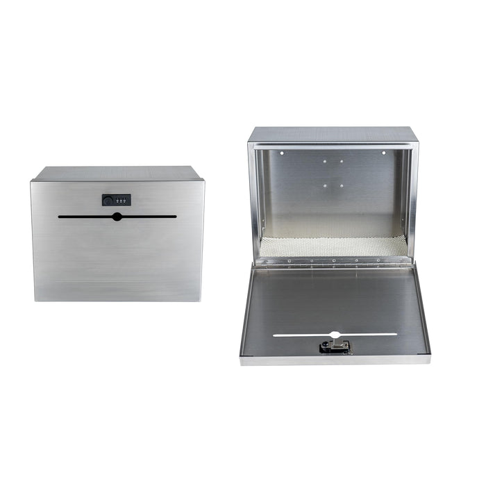 D22S - Over-The-Door Stainless Steel Box (Silver)