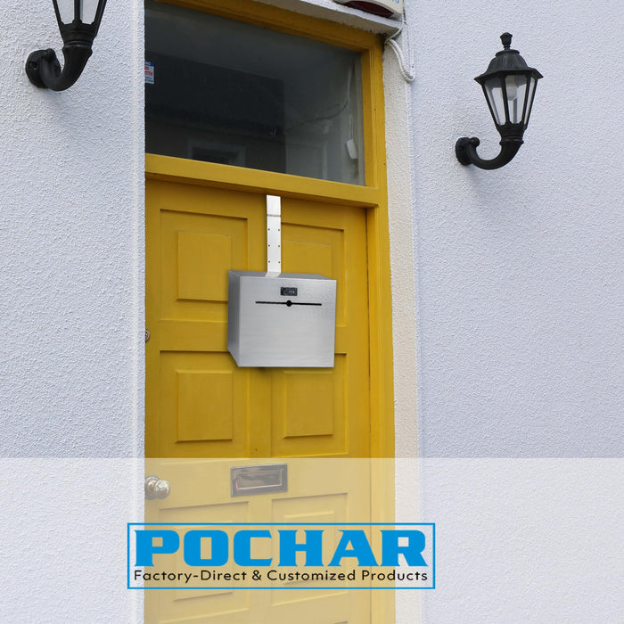D22S - Over-The-Door Stainless Steel Box (Silver)
