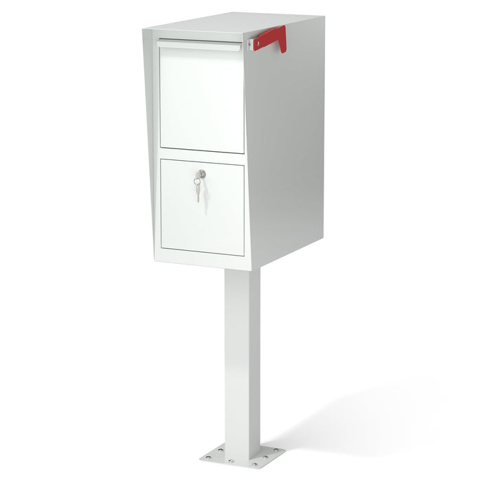 D25-G - Curbside Large Mailbox for Outside (White)
