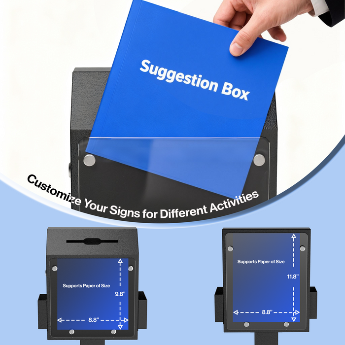 D26-H - Suggestion Box with Stand