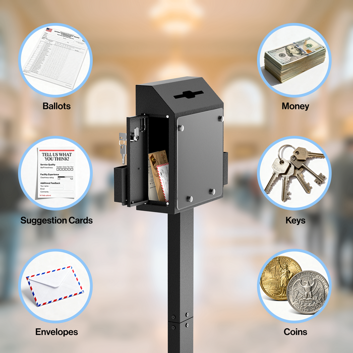 D26-H - Suggestion Box with Stand