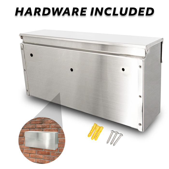 D31 - Rainproof Stainless Steel Mailbox