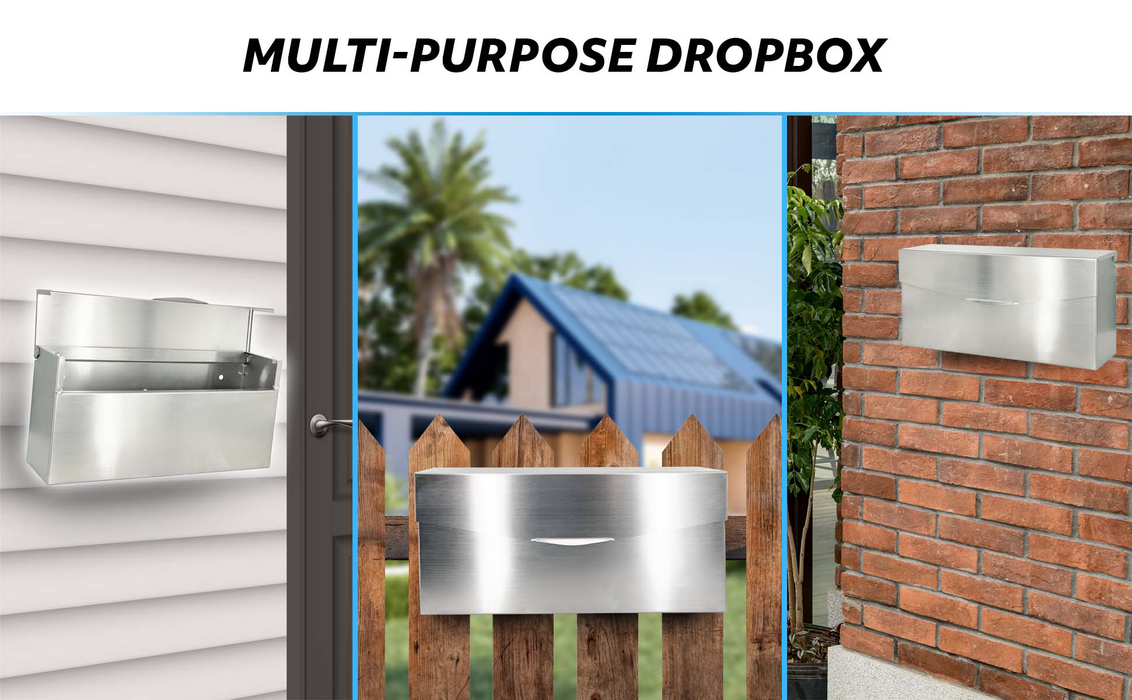 D31 - Rainproof Stainless Steel Mailbox