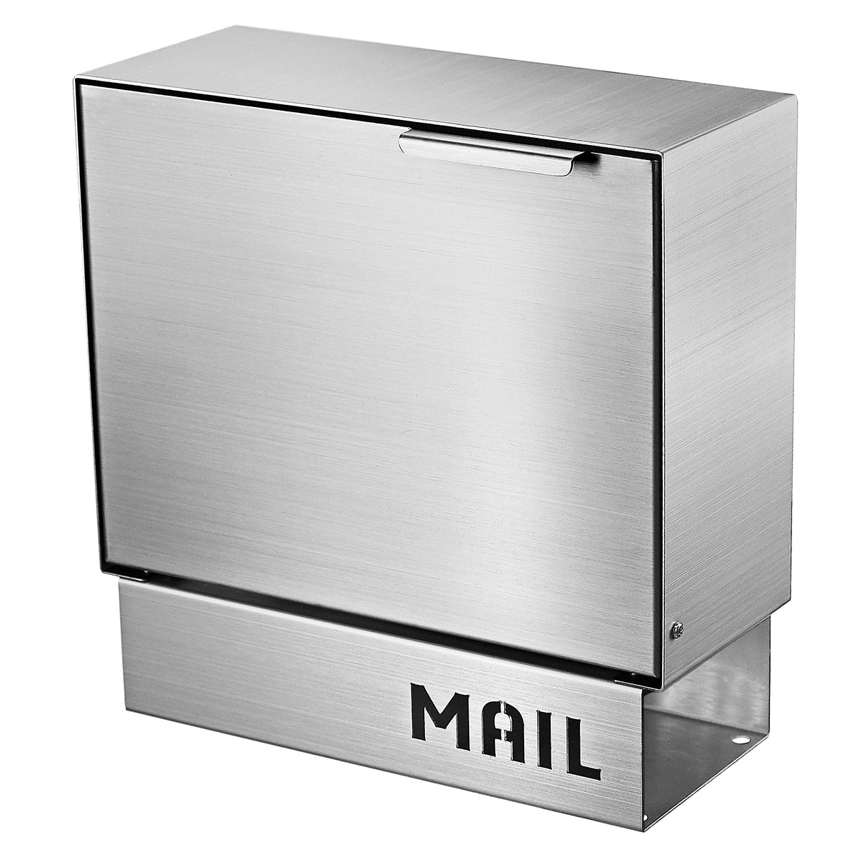 D32 - Stainless Steel Dropbox with Newspaper Holder - 11'' x 4.5