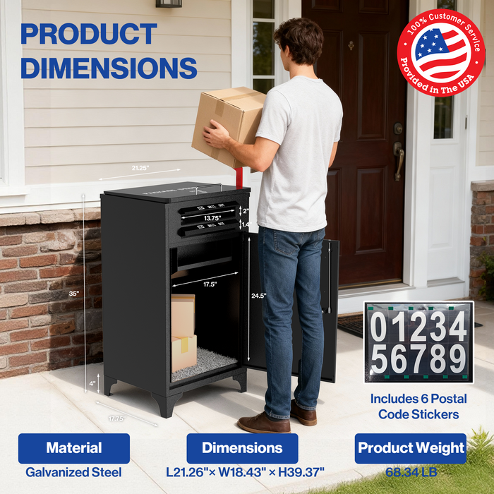 P-D33GK-H0 - Large Package Delivery Boxes for Outside