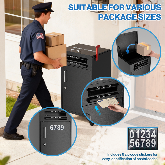 P-D33GK-H0 - Large Package Delivery Boxes for Outside