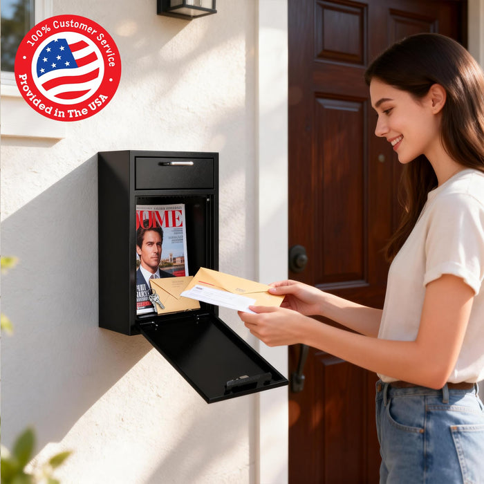 D4-H - Locking Mailbox with Combination Lock