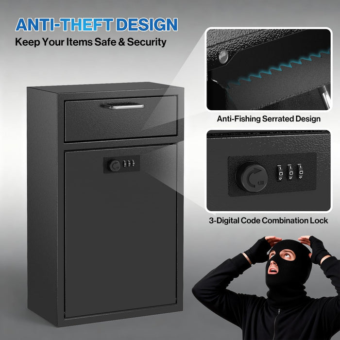 D4-H - Locking Mailbox with Combination Lock