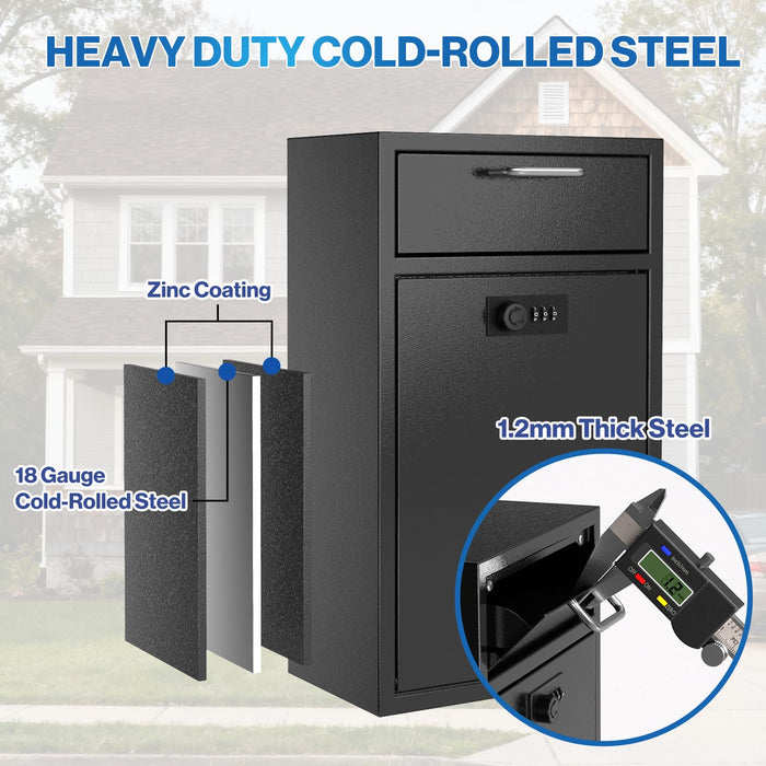 D4-H - Locking Mailbox with Combination Lock