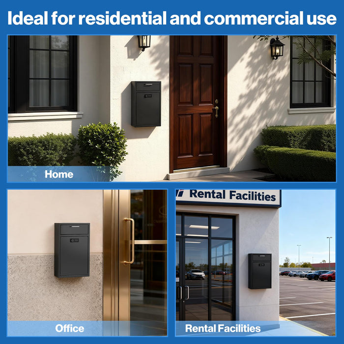 D4-H - Locking Mailbox with Combination Lock