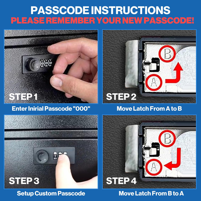 D4-H - Locking Mailbox with Combination Lock