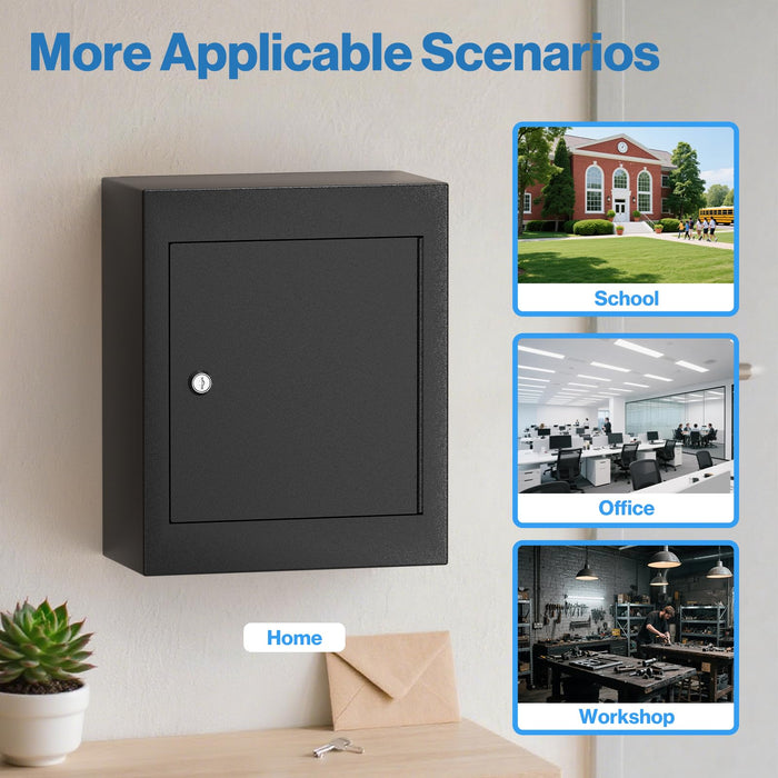 D9N-H - Through-The-Wall Drop Box with Rainproof Cover