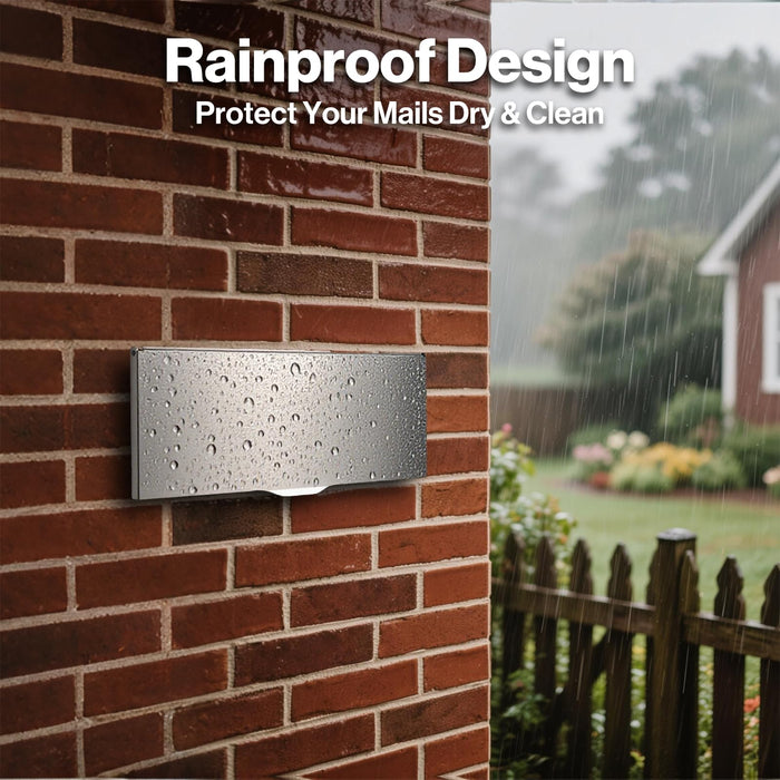 D9N-H - Through-The-Wall Drop Box with Rainproof Cover