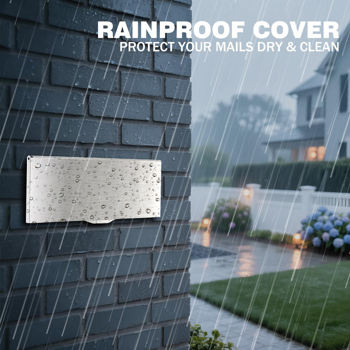 D9N-W - Through the Wall Drop Box (Off-White)