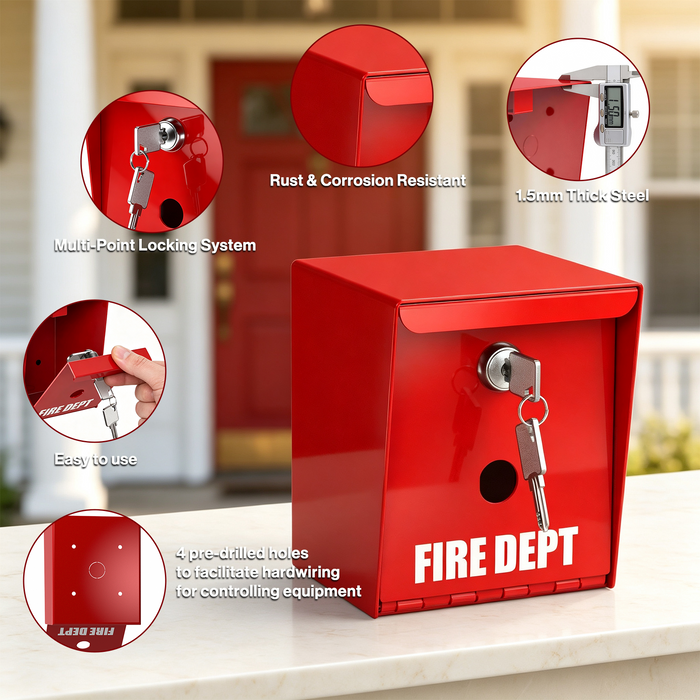 DF1 - Fire Box for Fire Department Lock for Keys