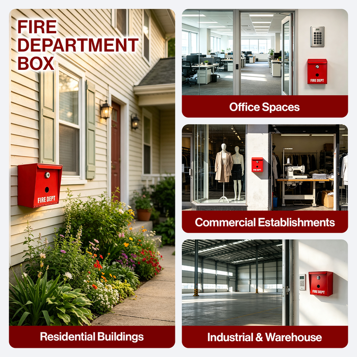 DF1 - Fire Box for Fire Department Lock for Keys